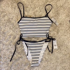 NWT PacSun striped bikini